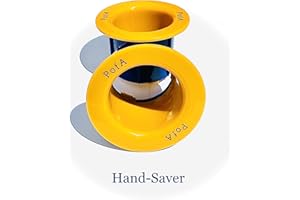 PofA Hand Saver Dispenser for Stretch Film - 1 Pair, 2.95 Inch and 3.05 Inch Core, Cling Wrap, Industrial Heavy Duty Plastic Hand Saver for Shipping, Pallet, Packing and Moving Supplies