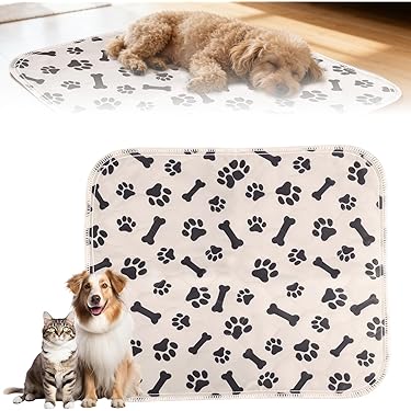 2Pack Pee Pads for Dogs Washable 53x53, Extra Large Puppy Pads Wat
