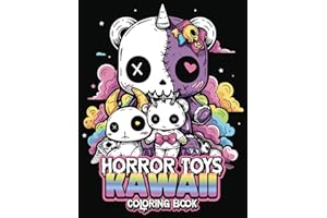Horror Toys Creepy Kawaii Coloring Book: Spooky and Cute Nightmare Bears, Chibi Dolls, Pastel Goth Unicorns and More | Gothic
