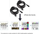 B-right 2X 4M Outdoor Garden Light Extension Cables 3.5x1.35mm DC IP65 view 4