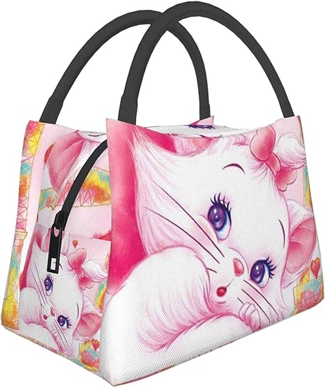 Amazon ランチバッグ 保冷ランチバッグ おしゃれ人気おしゃれキャット2 弁当バッグ 大容量 食品収納 保温 断熱 大容量 高級 漏れ防止 耐衝撃 通勤 旅行 保温バッグ ランチバッグ ランチ巾着 ランチベルト オンライン通販