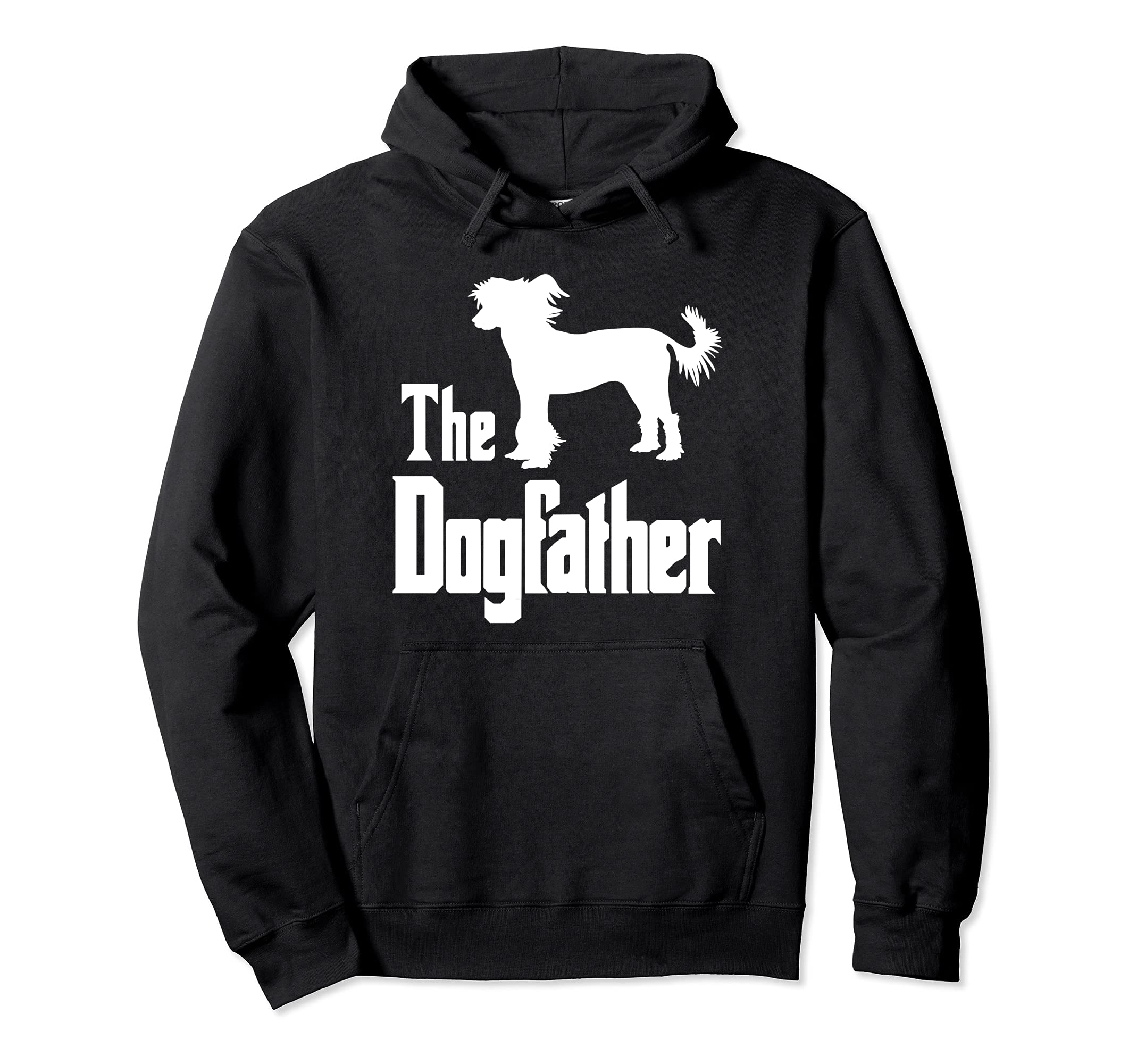 The Dogfather - funny dog gift, funny Chinese Crested Pullover Hoodie