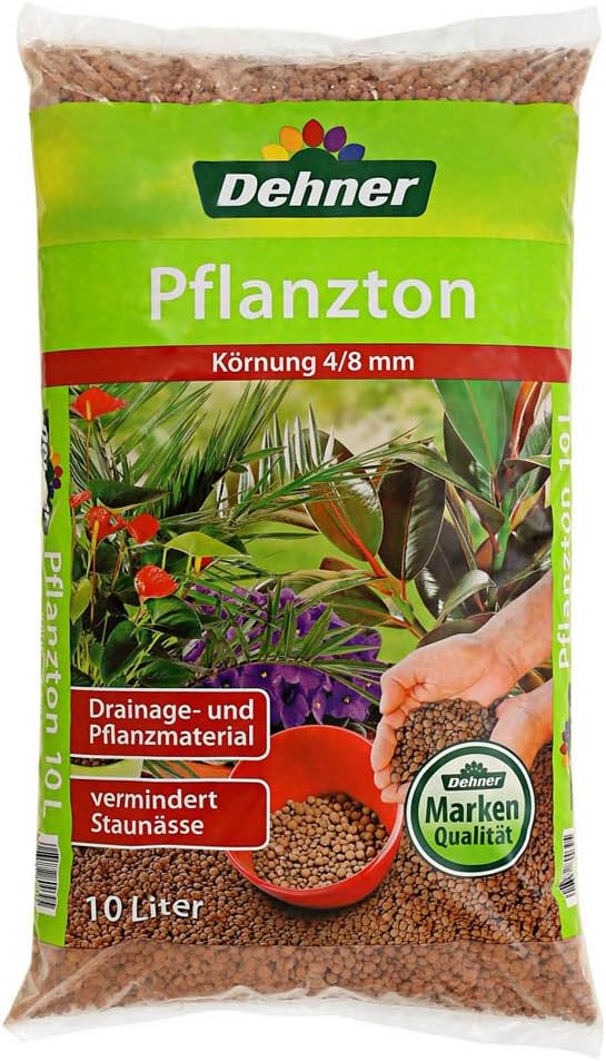 Dehner Pflanzton, 10 l, Körnung 4/8 mm