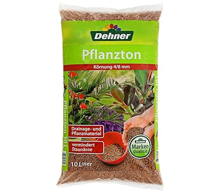 Dehner Pflanzton, 10 l, Körnung 4/8 mm
