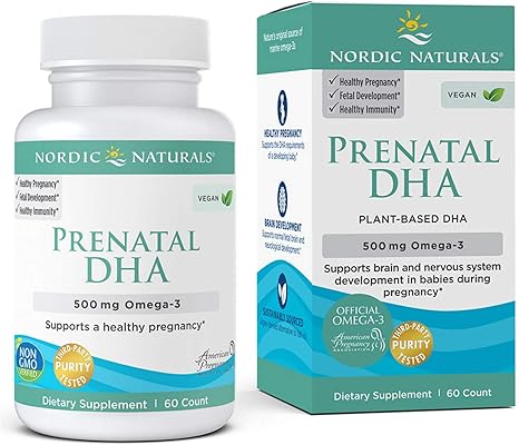 Nordic Naturals Vegan Prenatal Plant Based Dha Omega 3 500 Mg 60 Soft Gels Amazon De Drogerie Korperpflege