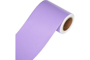 YENHOME Purple Removable Wallpaper Border Peel and Stick for Bathroom Walls Self Adhesive Wallpaper Borders 3"X236" Mirror Frame Borders Decoration Contact Paper for Wall Decor Vinyl Repair Tape