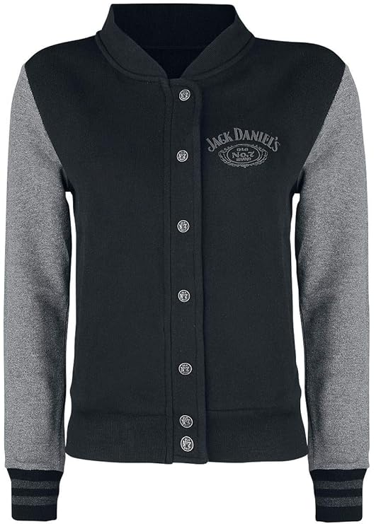 Jack Daniel's Tennessee Whiskey Collegejacke schwarz