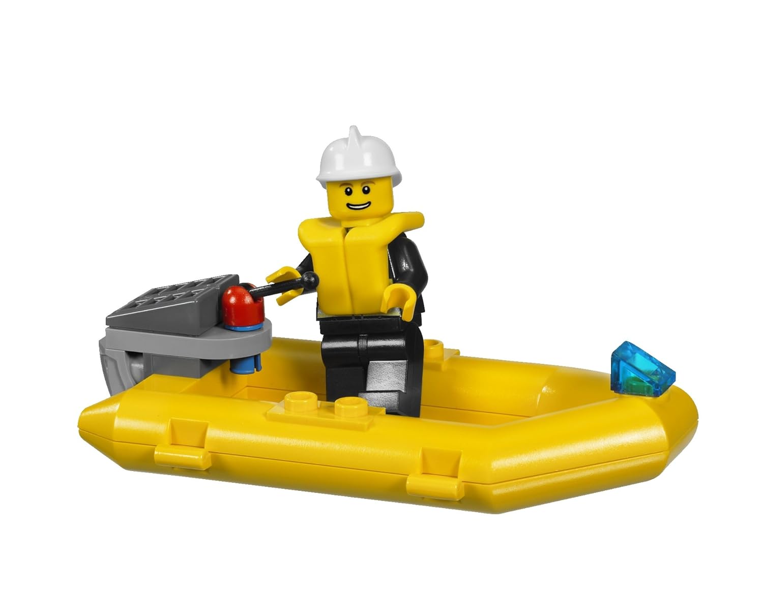lego yellow boat
