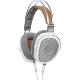 Koss A/550, Audiophile, Open-Back Hi-Res Dynamic Headphone, Detachable Cord | White, Over Ear, Magnetic Ear Cushions, Auto-Adjusting Head Sling, Lightweight, Braided Cord, Mini XLR to 3.5mm
