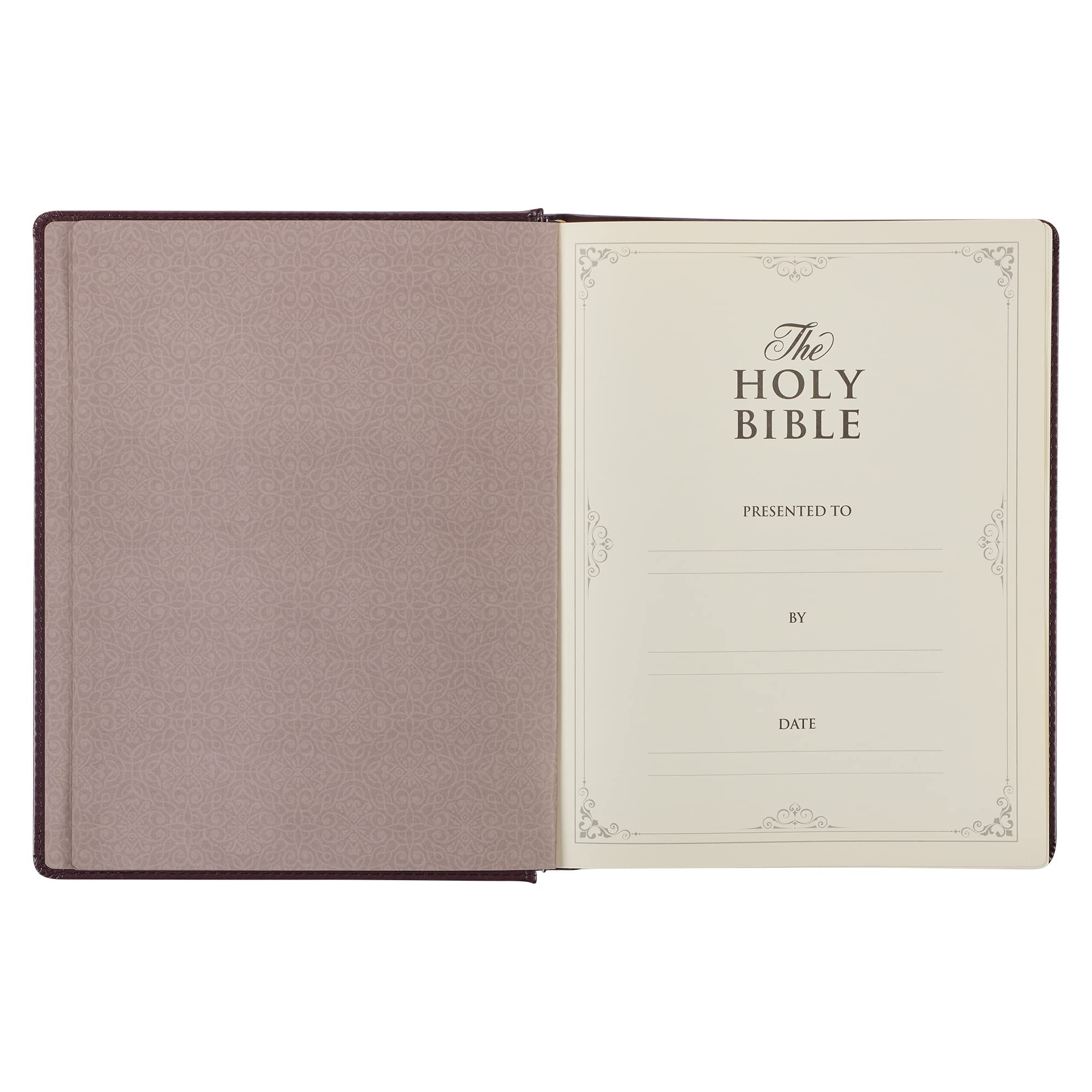 KJV Holy Bible, Large Print Note-taking Bible, Faux Leather Hardcover - King James Version, Burgundy (KJV Note-taking Editions)
