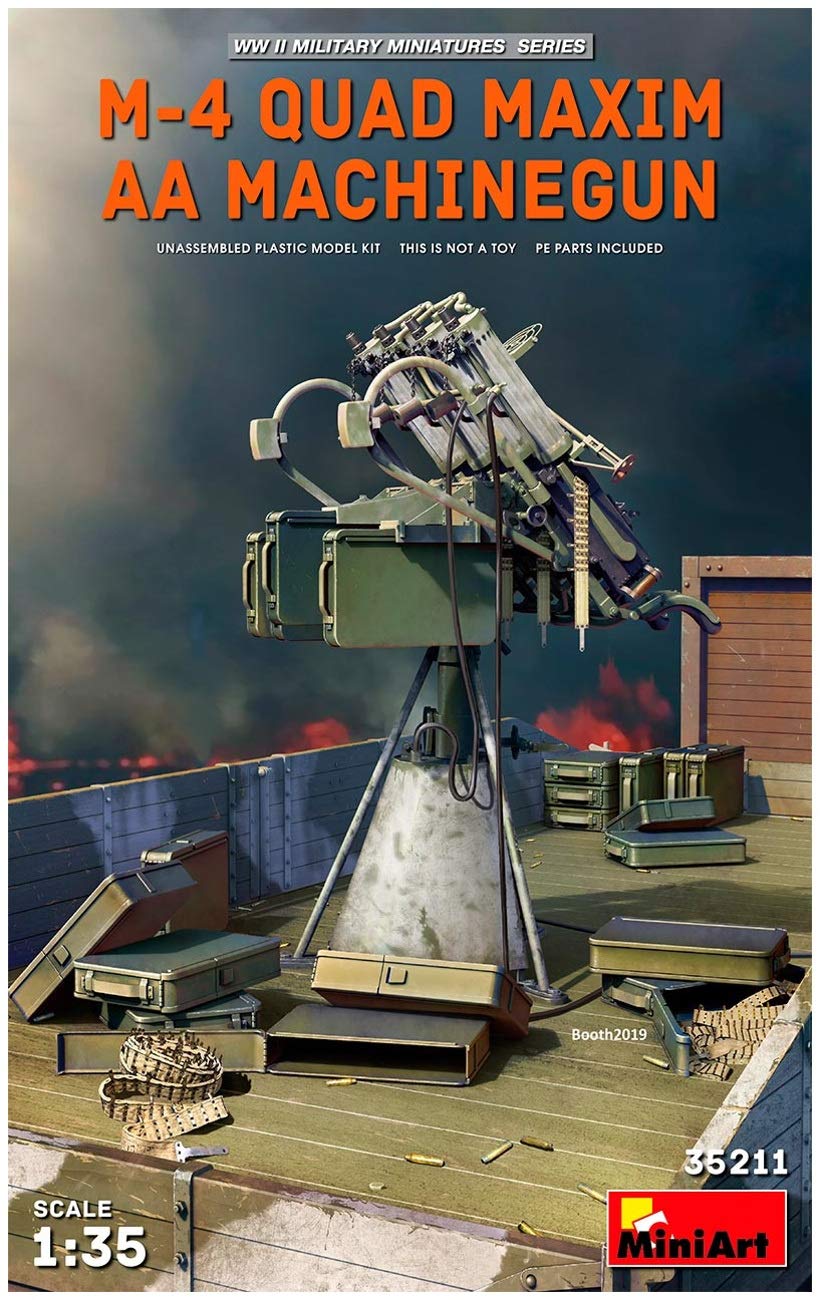 Miniart 1:35 - M-4 Quad Maxim AA Machine Gun