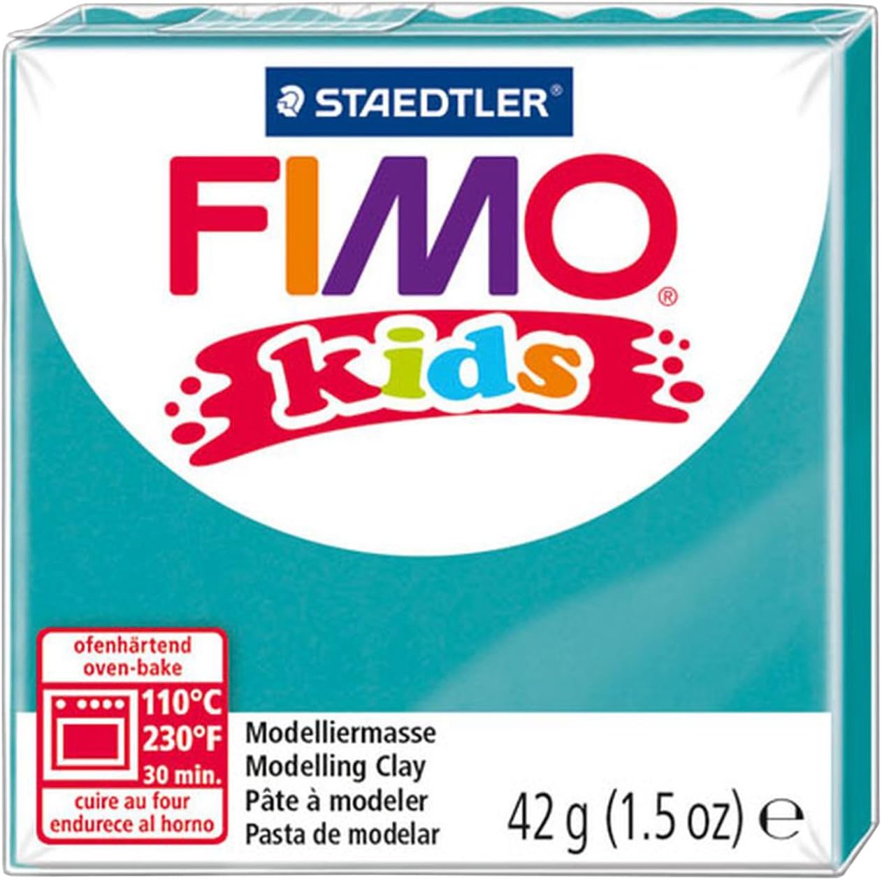 Fimo Kids Modelling Clay, Turquoise, 42 g