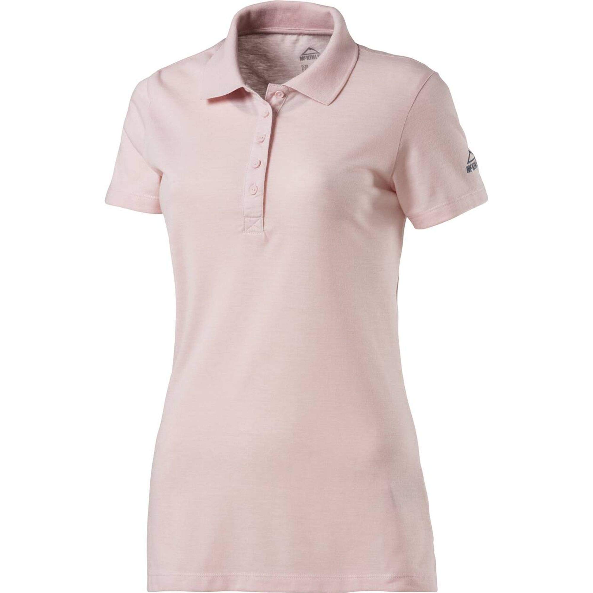 Mckinley Women Pellew Poloshirt - Melange/Pink Light, Size 50