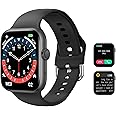 Kimnix Smart Watch,1.72" HD Full Touch Screen Larger Battery Life Fitness Tracker,Answer Call/Text/Heart Rate/Blood Pressure/