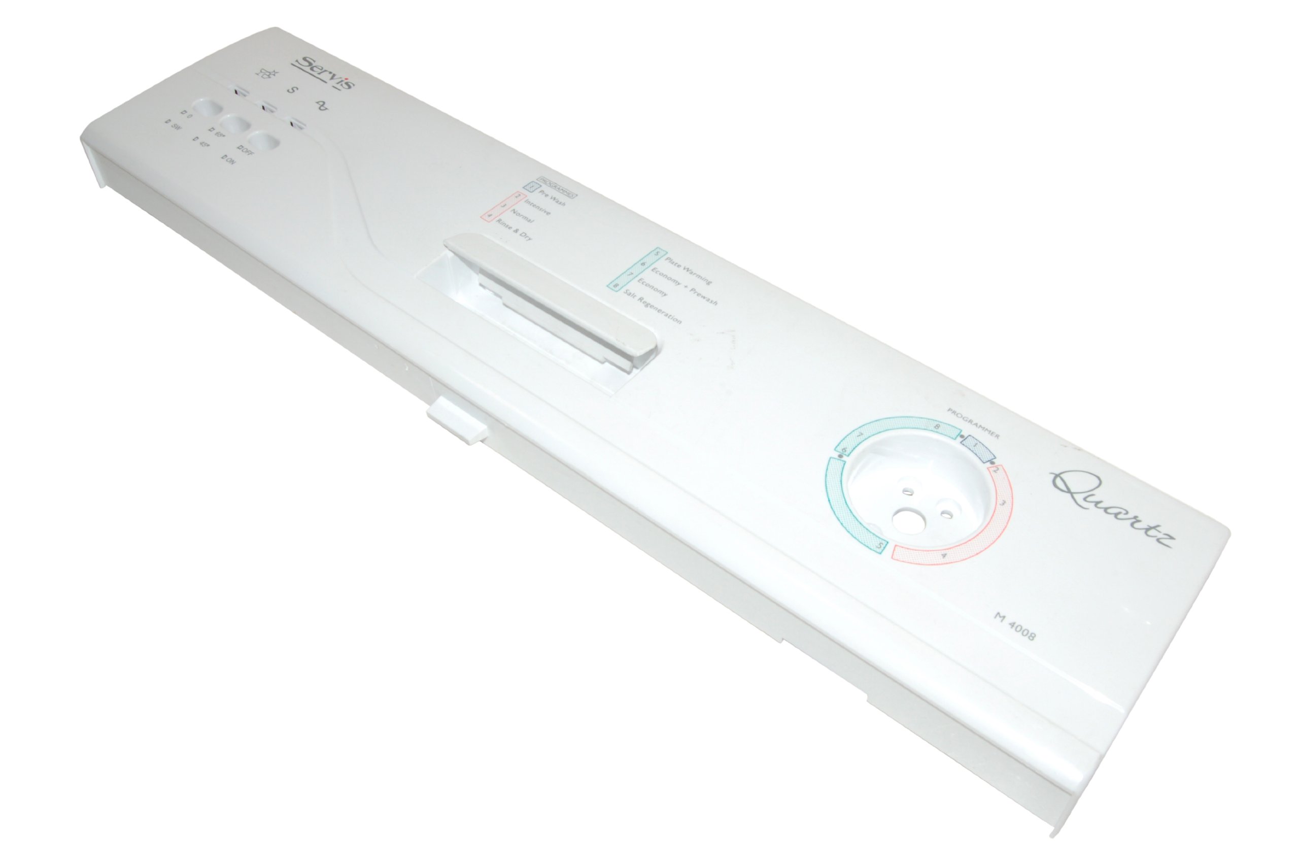Servis Dishwasher Control Facia Panel. Genuine Part Number 651033306