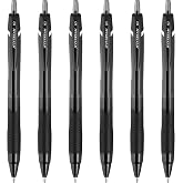 Uni-Ball Jetstream Elements Ballpoint Pen, Medium Point (1.0mm), Black Ink, 6 Pens