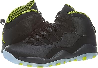 retro 10 green and black