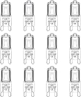 Caldarax 12 Pack G9 25W Halogen Oven Bulbs 230V 2700K Warm White 250LM