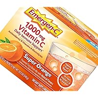 Vitamin C, Contains as Much Vitamin C as 10 Oranges, Orange Flavored Drink (1 Box (0.32 Ounce(Pack of 60)