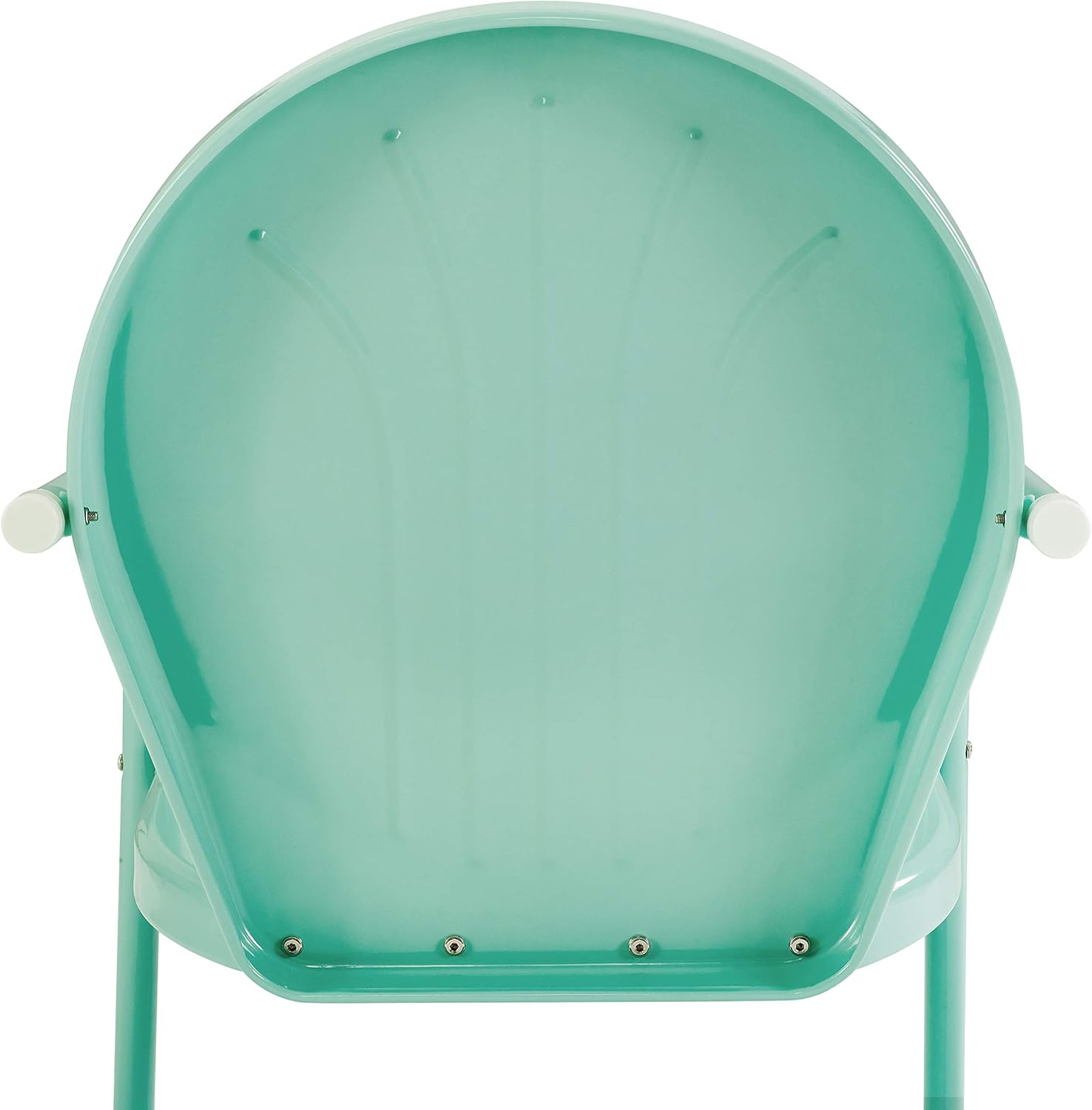 Crosley Furniture CO1001A-AQ Griffith Retro Metal Outdoor Chair, Aqua : Garden & Outdoor