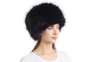 sy soul young Women's Winter Faux Fur Cossak Russian Style Hat Warm Cap