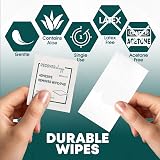 Recoverology Adhesive Remover Wipes Pack of 50 Aloe Free Acetone view 2