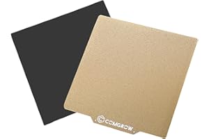 Comgrow PEI Sheet Magnetic Flexible Heated Bed, PEI Spring Steel 235x235mm for ELEGOO Neptune 3 Pro/4/Anycubic Kobra/Creality Ender 3/Ender 3 Pro/Ender 3 V2/3 V2 Neo/Ender 3 Neo/Adventurer 5M