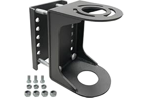 SUONE Trailer Tongue Jack Stand Bracket Bolt with On Relocation Kit Fit for Fixing RV Trailer Jack,3-Bolt and A Frame Style T