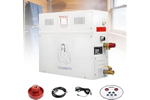 Commercial & Home Use Steam Sauna Generator – 3kW to 18kW 220V/380V, Self-Draining, Waterproof Remote Controller, Fast Steam 