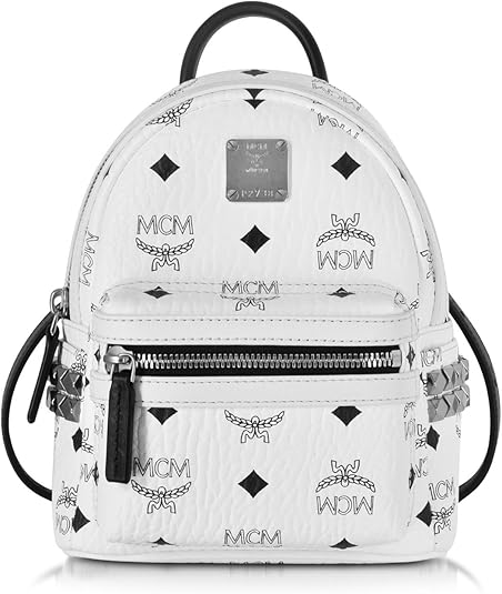 Mcm Designer Handbags Stark Bebe Boo White Backpack Amazon Co Uk Shoes Bags