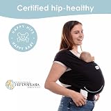 Sleepy Wrap Baby Carrier Newborn to Toddler Black 7-35 lbs 3-15 kg view 6