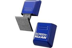 CarbonKlean ScreenKlean Tablet Screen Cleaner - Compatible with iPad, Android & Amazon Tablet - with Carbon Microfiber Tech - Injected Blue - 1 Count