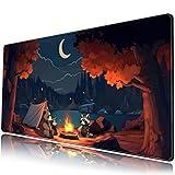 Cute Forest Desk Mat Large Mouse Pad Big Lofi
