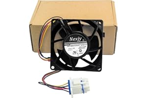 NEXJY 2025 Upgraded OEM WR60X26866 Refrigerator Evaporator Fan Motor, Compatible with GE Refrigrator, Replace V80E14MS2A3-57A611 WR60X10341, WR60X26030, WR60X10356, WR60X10357, Ap6278228-10 Years Warranty