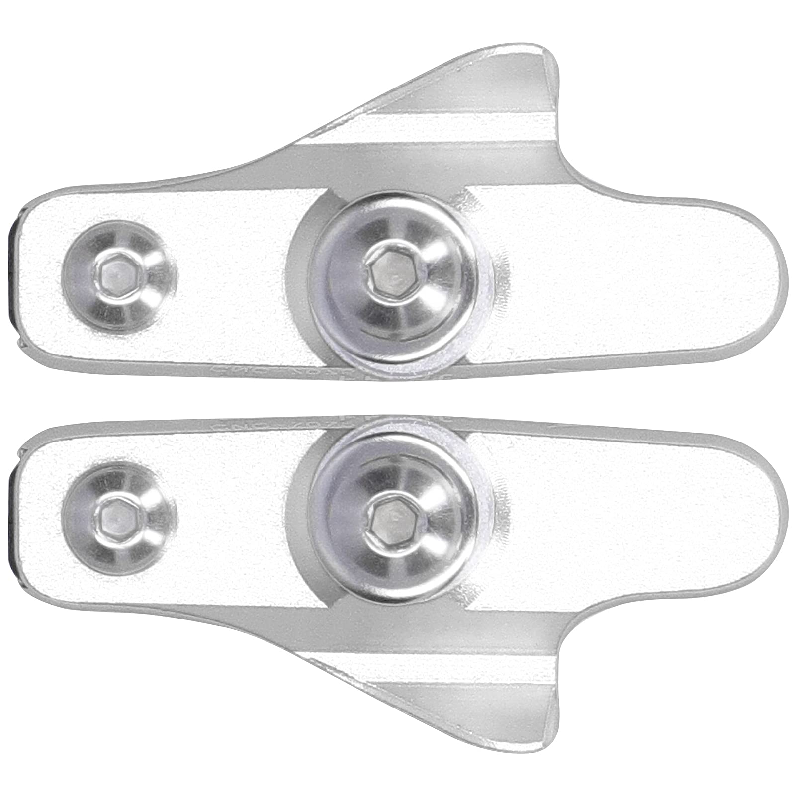 Alomejor Road Bike Brakes Pads Bicycle C‑Brake Blocks No‑Noise No‑Skid Rubber Bike Brake Blocks Replacement(Silver)