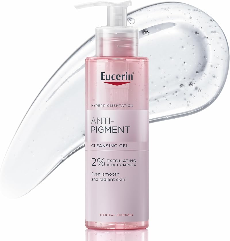 Eucerin Anti-Pigment Cleansing Gel 200ml - Exfoliating Brightening Face Wash