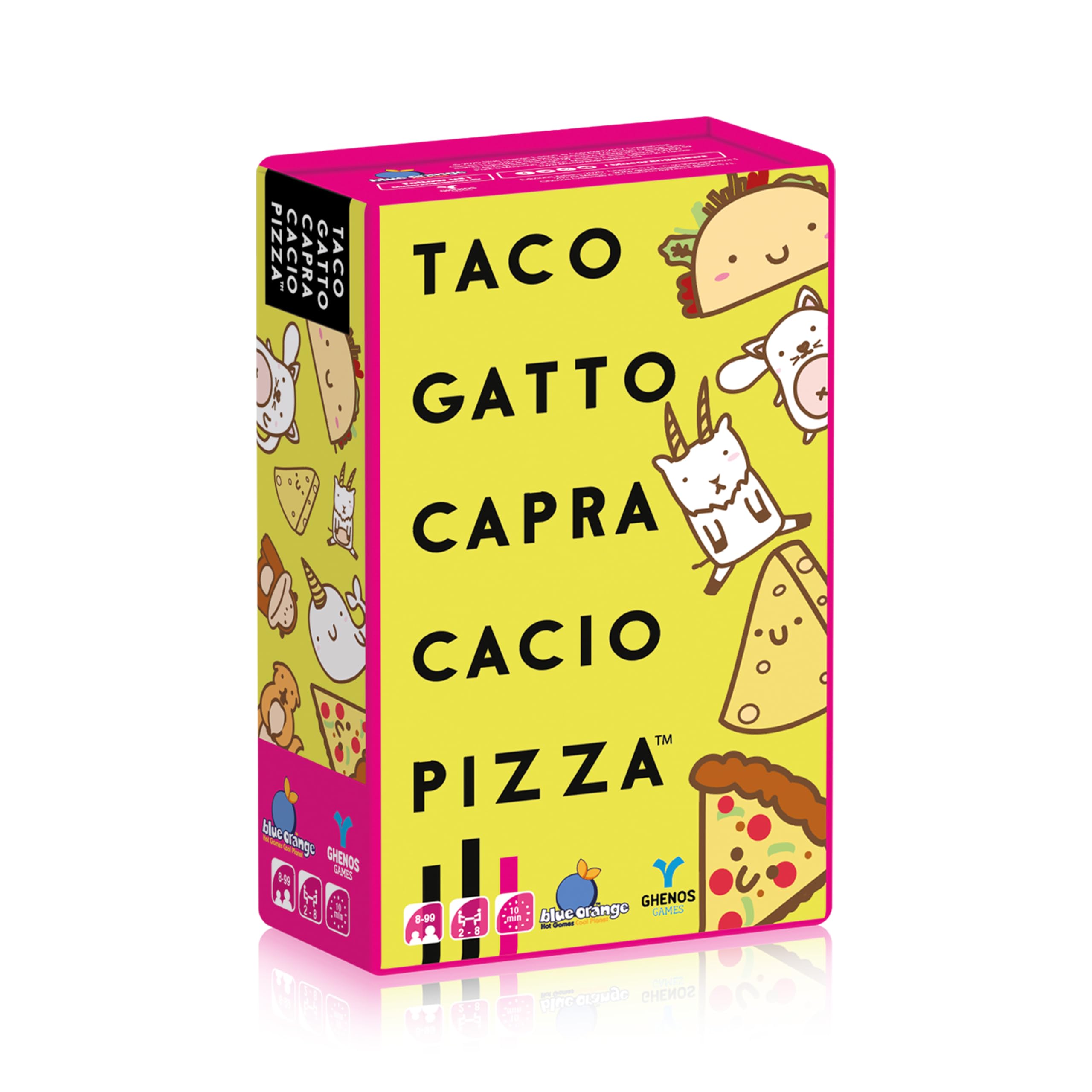 dV Giochi GHE141 Gatto Capra Taco Cat Goat Cacio Pizza, Multi-Coloured