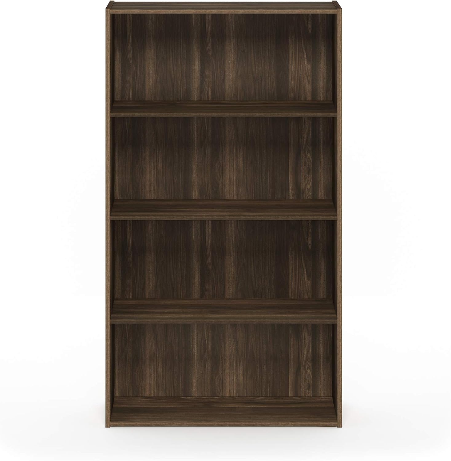 Furinno Pasir 4 Tier Open Shelf, Espresso: Furniture & Decor