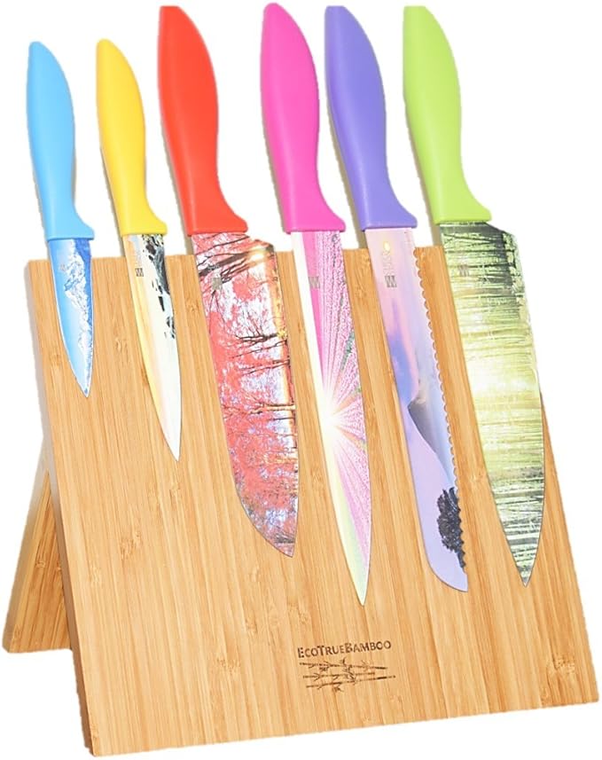Knife Block + Cutting Board Knife holder and