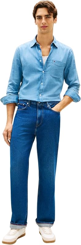 Uomo Jeans River Blue Relaxed Fit, Blu (Ike Blue), 35W/36L