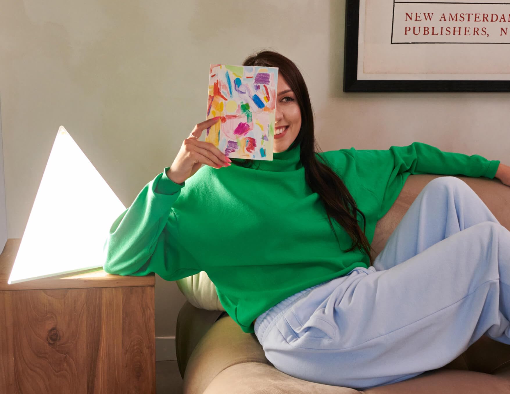 Northern Light Technologies Luxor - 10000 Lux Light Therapy Lamp - Full Spectrum Pyramid LED Lightbox Therapy Light for Natural Mood and Energy Enhancement, Sunlight Desk Lamp, White