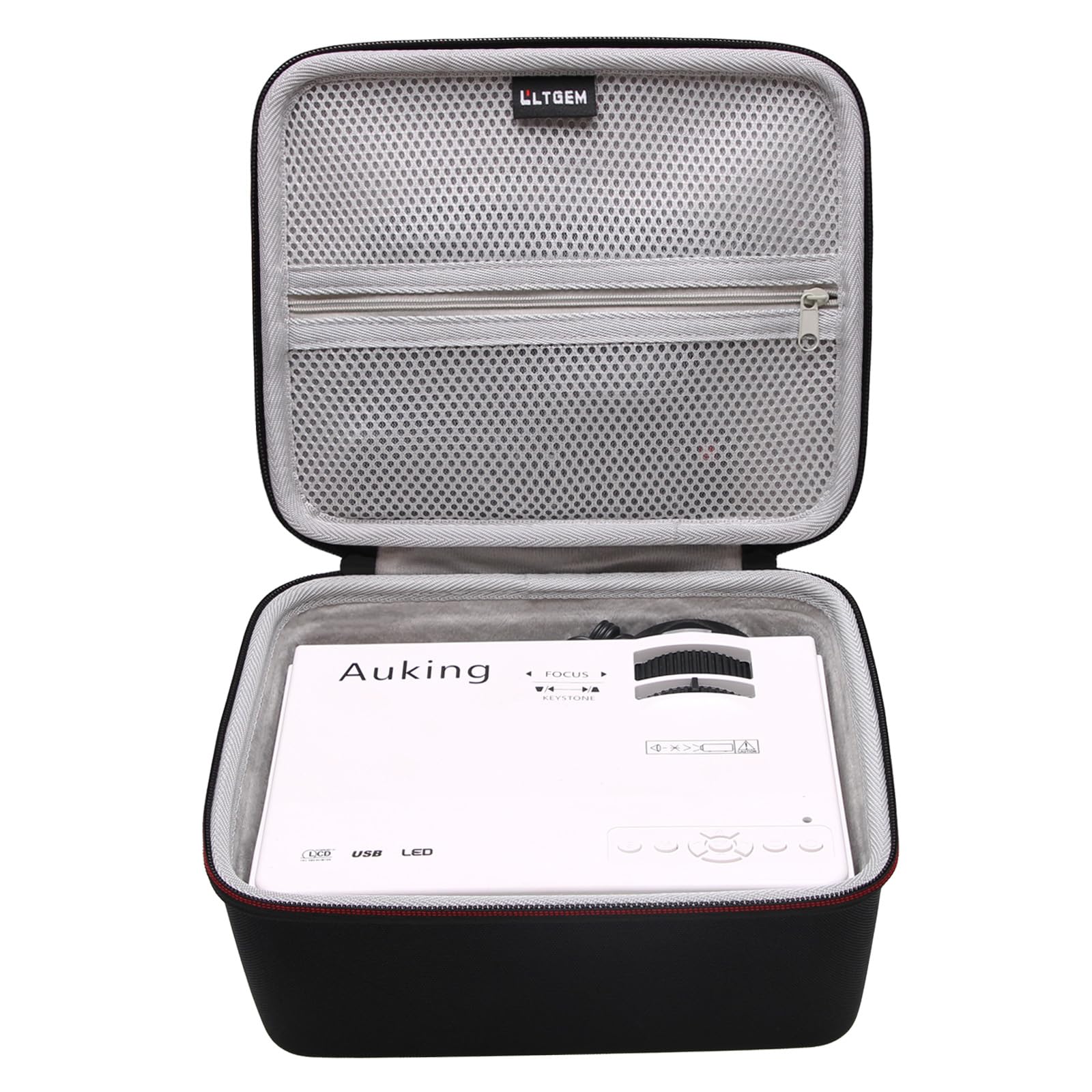 Photo 1 of LTGEM Projector Case Compatible with AuKing Projector 2025/2024 Upgraded Mini Projector(Inside: 8.4"x7.2"x3.2"), Case Only