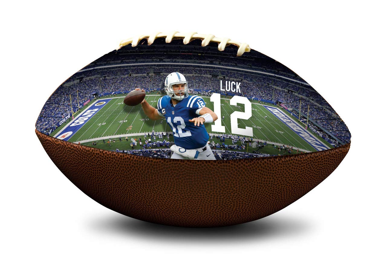 送料無料 Andrew Luck インディアナポリスコルツ Nflフルサイズ 公式ライセンス フットボール B07kqmdscj 人気が高い Www Cofipe Com Br