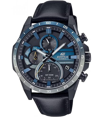Amazon.com: Casio EFS-S560 Edifice Wristwatch, Black, Round Bezel