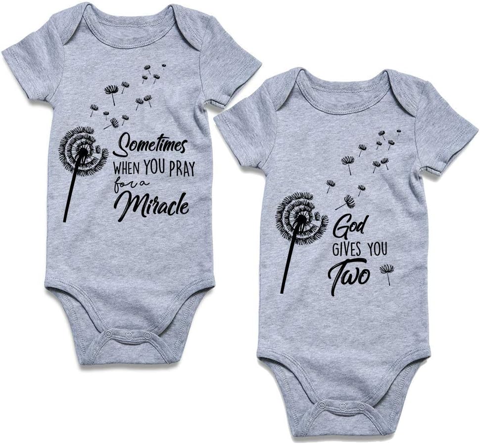 BFUSTYLE Baby Boys Girls Romper Infant Funny Bodysuit Outfit 0-18 Months