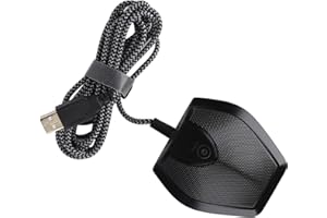 ACOGEDO Microphone Touch DualCapacitor USB Recording Receiver for Video Teaching Conference Room Game Webcast You to Conferen