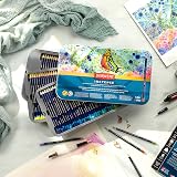 Derwent Inktense Pencils 100 Colour Set in Tin Permanent Watercolour Pencils view 5
