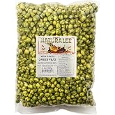 Naturalee Wasabi Peas 2 lb - Wasabi Coated Green Peas - Vegan, High Fiber Snack, Spicy Crunch