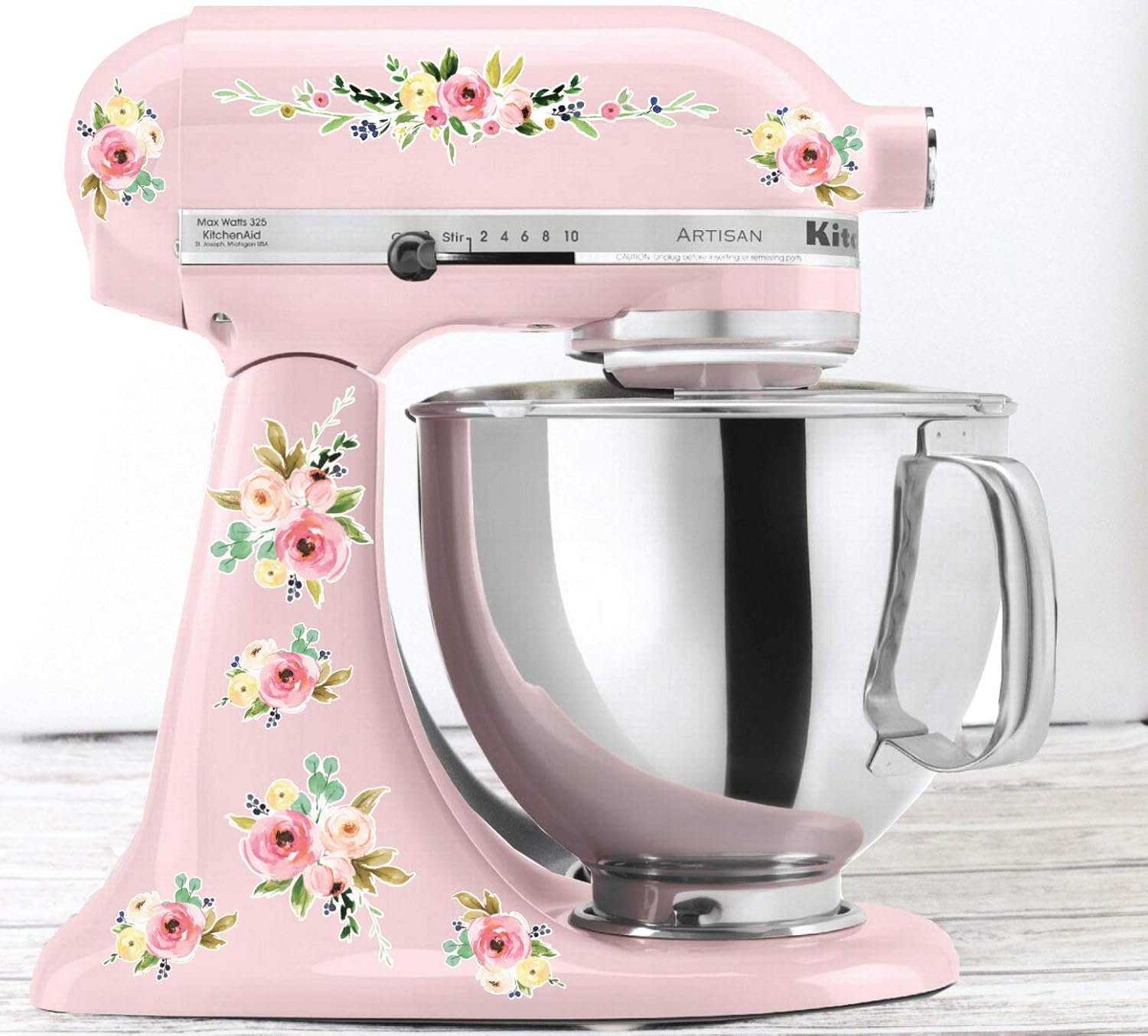 Watercolor Flower Kitchen Mixer Decals Watercolor Flowers Flower Mixer Decals to be Used on Kitchen Aid Mixers