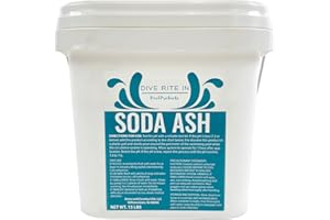 Dive Rite in Premium Soda Ash Designed as a PH Increaser for Pool and Washing Soda for Tie Dying and Everyday Usage - 15 Poun